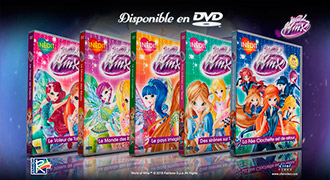 Реклама DVD-дисков World of Winx во Франции