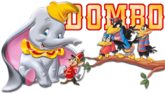 Мультфильм Дамбо - логотип со слоненком