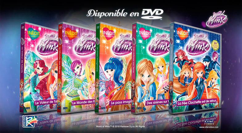 DVD-диски мультсериала World of Winx
