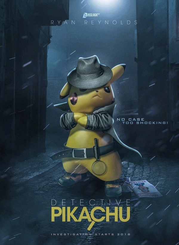 Фан постер к фильму Покемон: Детектив Пикачу