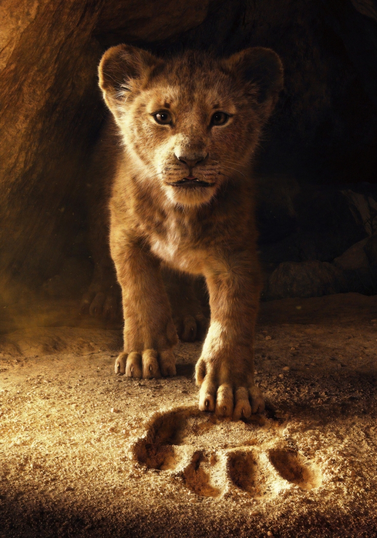 Качественный постер к фильму Король лев 2019 года