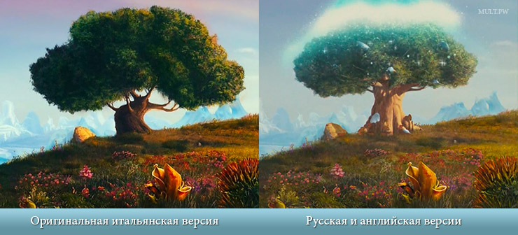 Сравнение двух версий фильма винкс Тайна Затерянного королевства