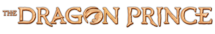 Логотип мультсериала Принц драконов на английском