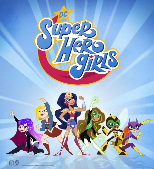 DC Super Hero Girls - большой постер к мультсериалу
