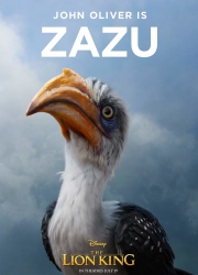 Английский постер фильма Король Лев - Зазу