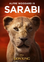 Английский постер фильма Король Лев - Сараби