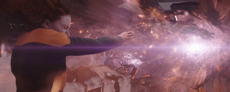 Кадр из фильма Люди Икс: Темный феникс после применения визуальных эффектов