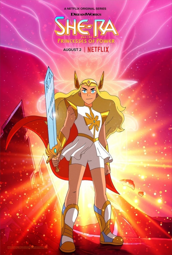 Постер 3 сезона мультсериала Ши-Ра и непобедимые принцессы