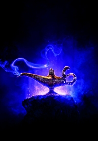 Чистый постер фильма Аладдин с Волшебной лампой