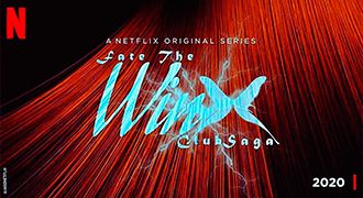 Первый фан промо баннер сериала Fate: The Winx club Saga + логотип