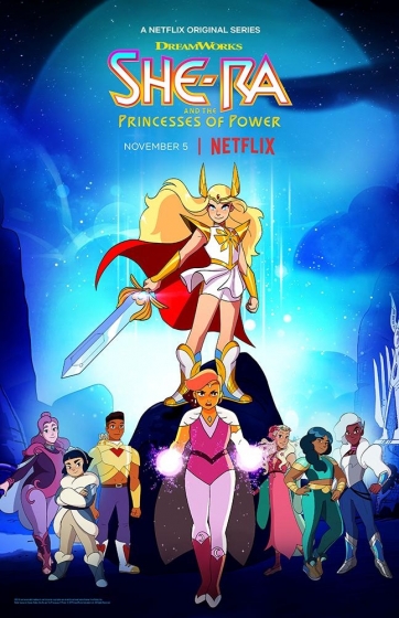 Ши-Ра и непобедимые принцессы - постер 4 сезона с Глиммер