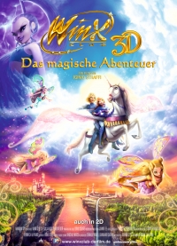 Winx club: Волшебное приключение - постер на немецком