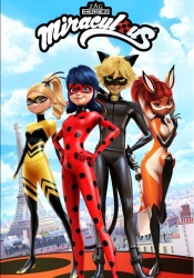 Постер - Леди Баг, Супер-кот, Леди Пчела и Рена Руж
